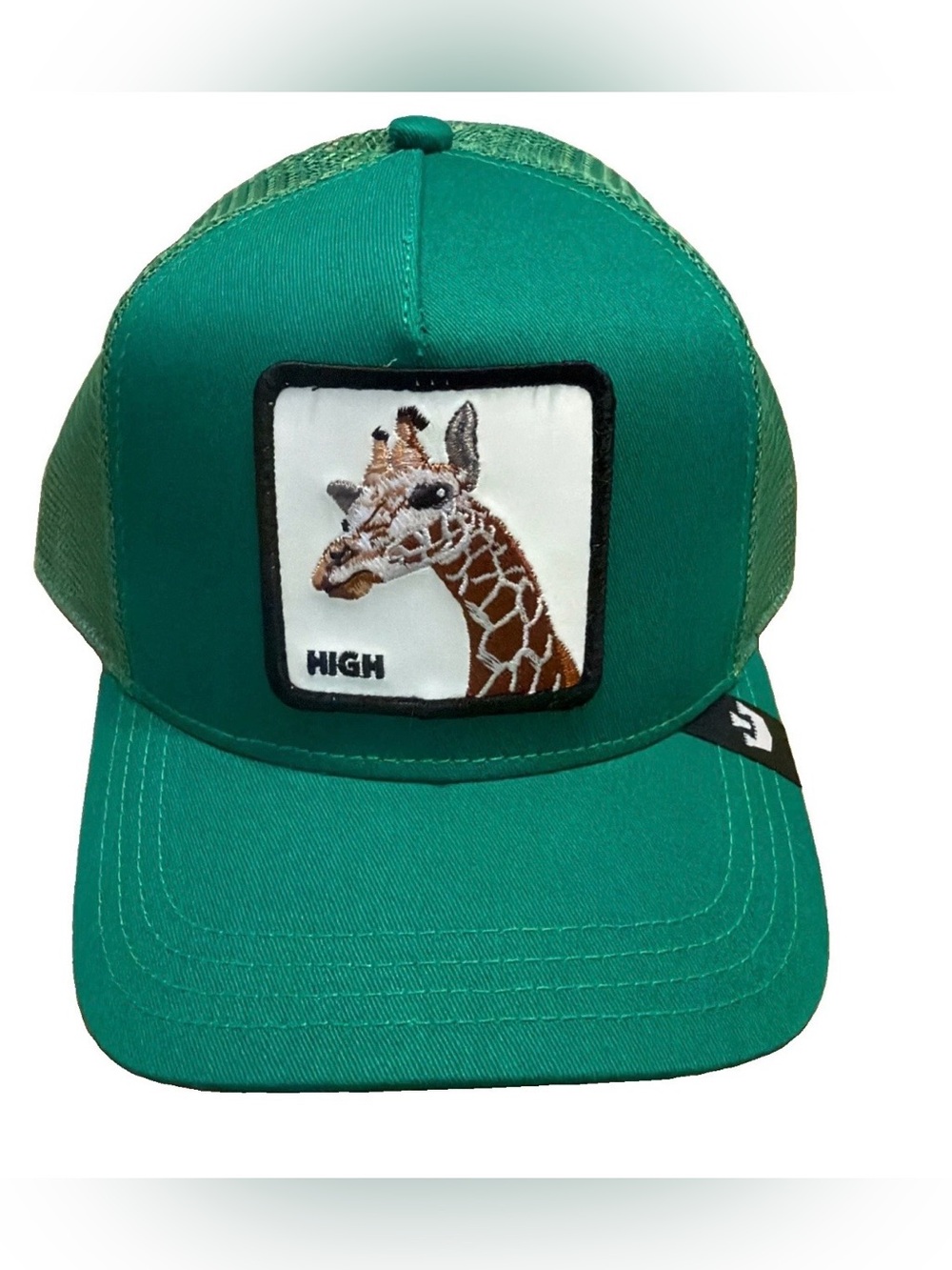 Goorin Bros The Farm High Giraffe Green Trucker Snapback Hat NWT OSFA